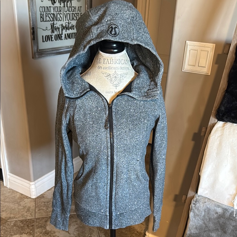 Lululemon Gray Zip-Up Hoodie